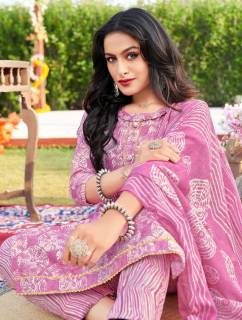 Explore Premium Cotton Dress Material and Unstitched Suits