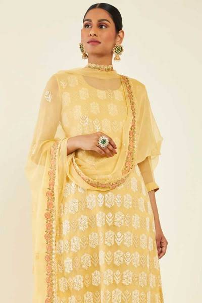 Chiffon Unstitched Suit Fabric Manufacturers in Mumbai