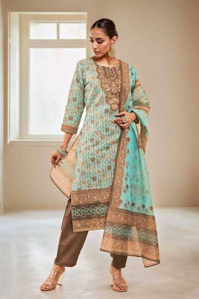 Printed and Embroidered Suits Manufacturers in Surat