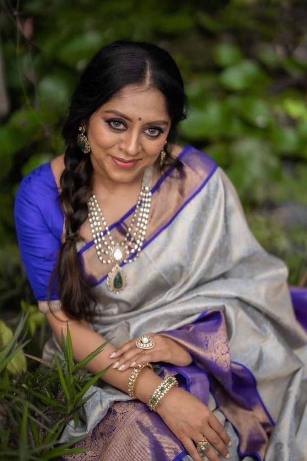 A Saree Adorned with AllOver Floral and Zari Weaving Design  in Surat