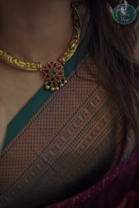 All-Over Brocade Banarasi Soft Silk Saree in Orange Silver and Magenta Olive Gold  in Surat video 1