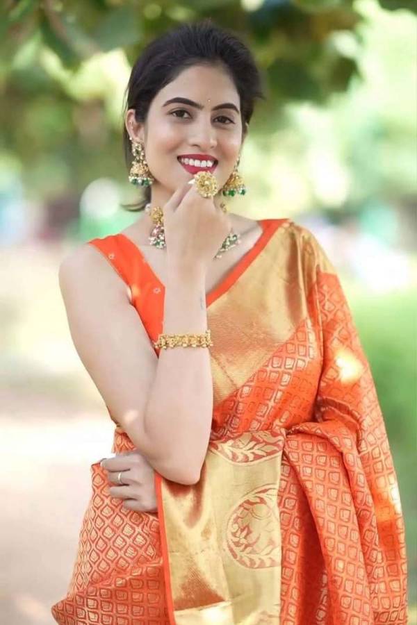 Allover Golden Weaving and Box Flower Design Heavy Zari Work  in Surat