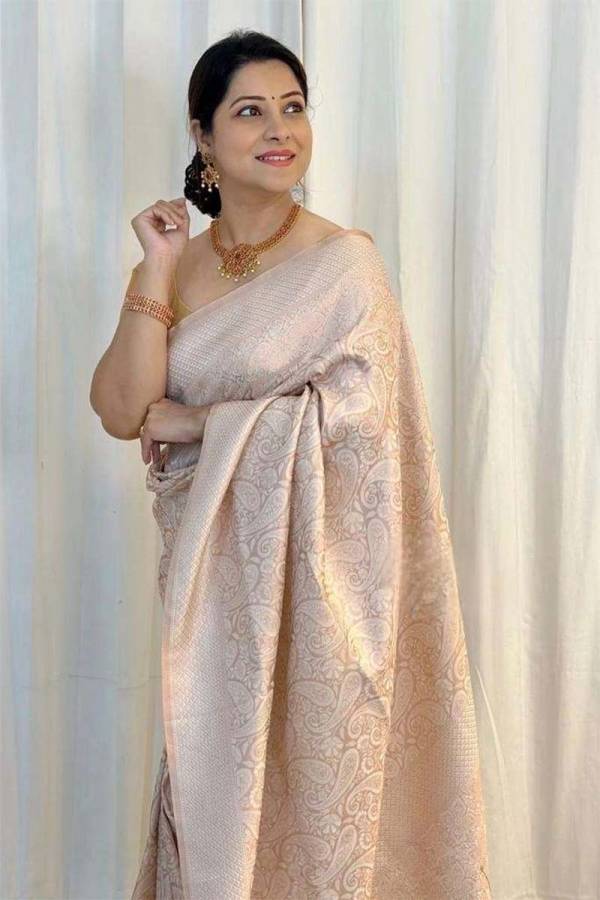Allover Golden Zari Weaving in a Rich Pallu Saree Heavy Designer Saree  in Surat