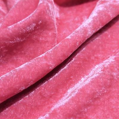 Baby Pink Solid Velvet Fabric 2 Meter for Upholstery and Decor Manufacturers in Lohardaga