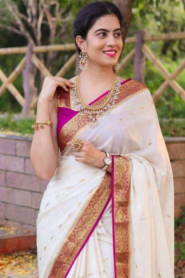 Banarasi Silk Saree Rich Pallu and Golden Zari Weaving  in Surat