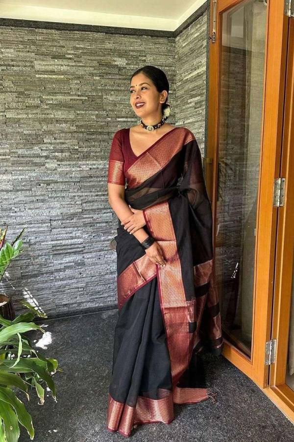 Banarasi Silk Saree with Beautiful Luster for an Elegant Look  in Surat