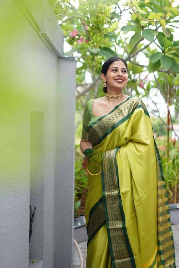 Beautiful Zari Embellishments and Traditional Sarees Solid Jacquard Weave Saree  in Surat