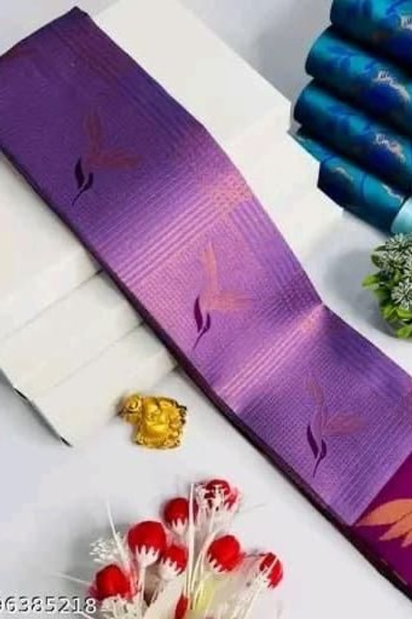 Bird Motif Zari Butta Saree with Contrast Pallu in Seven Two-Tone Festive Colourways  in Surat