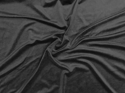 Black Premium Striped Corduroy Fabric by Meter for Stylish Jackets, Trousers & Upholstery in Surat