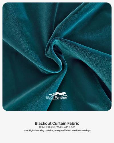 Blackout Curtain Fabric GSM 180 to 250 Width 44 Inch and 58 Inch for Light Blocking Window Coverings GSM 180 to 250 Width 44 Inch and 58 Inch for Light Blocking Window Coverings in Surat
