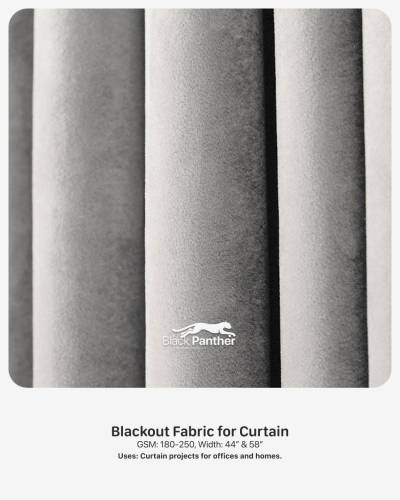 Blackout Fabric for Curtain GSM 180 to 250 Width 44 Inch and 58 Inch for Offices and Homes in Surat
