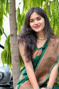 Bottle Green Banarasi Soft Silk Saree with Copper Zari Motifs and Wide Copper Border  in Surat