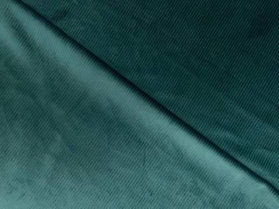 Bottle green Fine Wale Striped Corduroy Fabric Premium Quality for Jackets, Blazers & Pants in Surat