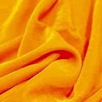 Bright Mustard Yellow Viscose Velvet Fabric 6.25 Meter  in Surat
