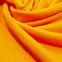 Bright Yellow Viscose Velvet Fabric 7.85 Meter (8XL)  in Surat