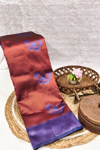 Butterfly Motif Two-Tone Banarasi Soft Silk Saree with Zari Weaving in Eight Shades  in Surat