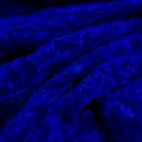 Classic Royal Blue Crush Velvet Fabric 3 Meter  in Surat