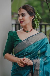 Contrast Border Banarasi Soft Silk Saree with Zari Buttis in Nine Bold Colour Pairs  in Surat