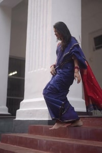 Contrast Border Banarasi Soft Silk Saree with Zari Buttis in Nine Bold Colour Pairs  in Surat video 1