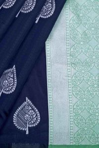 Contrast Pallu Banarasi Soft Silk Saree with Zari Leaf Buttis in Four Two-Tone Colourways  in Surat