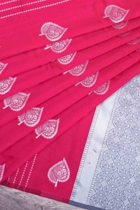 Contrast Pallu Banarasi Soft Silk Saree with Zari Leaf Buttis in Four Two-Tone Colourways  in Surat