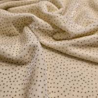 Cream Sparkle Velvet Fabric – 7.25 Meter  in Surat