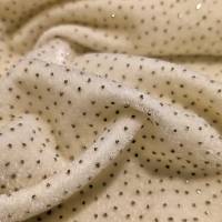 Cream Sparkle Velvet Fabric – 8.15 Meter (9XL)  in Surat