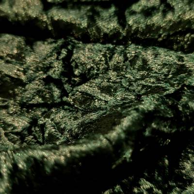 Dark Green Marble Crush Velvet Fabric 6.85 Meter in Surat