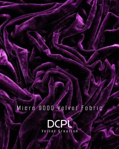 Dark burgundy . Heavy 9000 GSM Velvet Fabric Single Colour for Kurti, Blouse, Lehenga and Sofa Upholstery in Surat