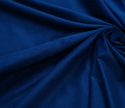 Dark indgo Elegant Holland Velvet 58” Width 210 GSM – Soft Fabric for Dress & Home Projects in Surat