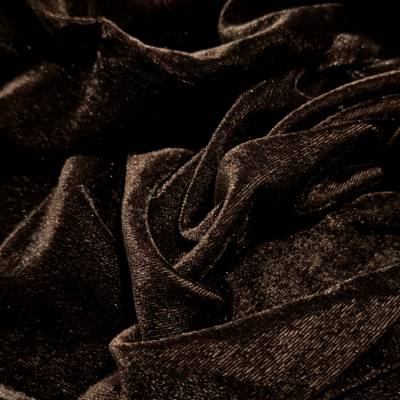 Designer Chocolate Brown Velvet Fabric 6.45 Meter in Surat