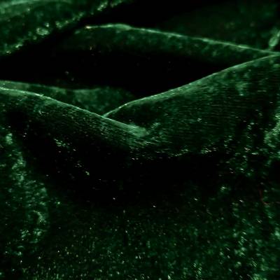 Designer Emerald Green Plain Viscose Velvet Fabric 7.65 Meter in Surat