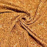 Designer Mustard Gold Sequin Velvet Fabric 7.65 Meter  in Surat