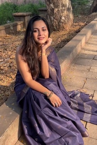 Dusty Lavender Banarasi Soft Silk Saree with Tonal Silver Zari Weave and Soft Sheen  in Surat
