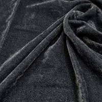 Elegant Grey Solid Velvet Fabric 0.80 Meter for Home Decor  in Surat