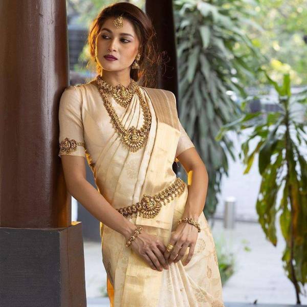 Elegant Kanjivaram Silk Saree Perfect Attire for Festive Celebrations  in Surat
