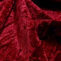 Elegant Maroon Crush Velvet Fabric 6.05 Meter  in Surat