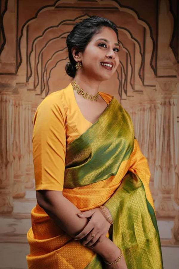 Exquisite Elegance Sarees Adorned with Heavy Brocade and Gold Zari Work  in Surat