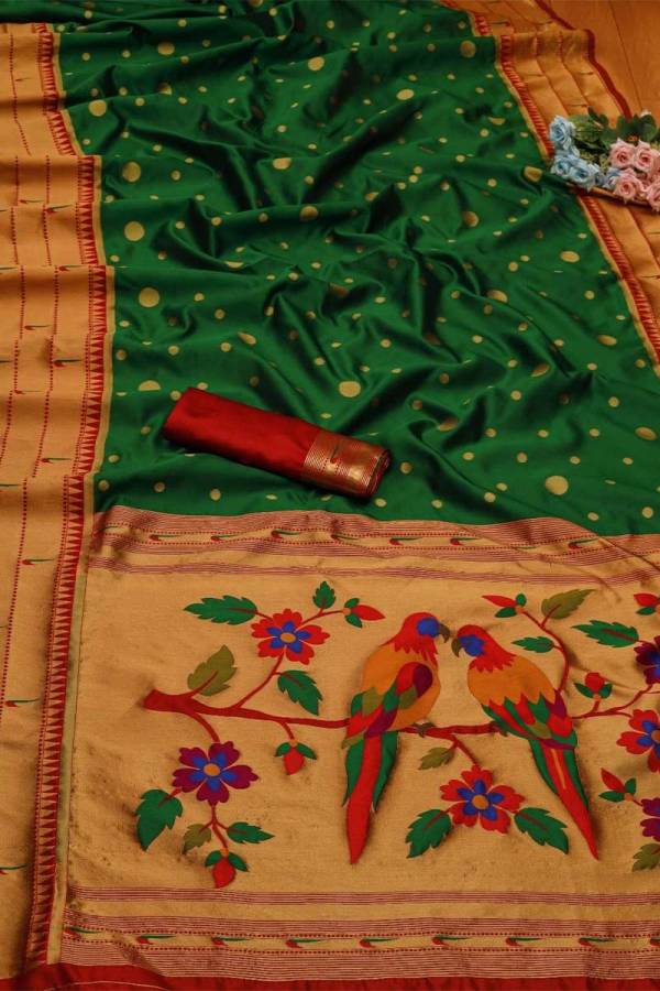 Exquisite Paethni Soft Silk Saree: A Fusion of Tradition and Elegance  in Surat