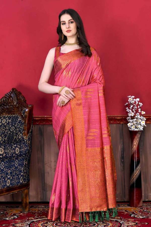 Exquisite Premium Soft Silk Saree with Copper Zari Weaving  in Surat