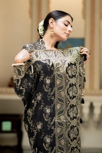Floral Brocade Banarasi Soft Silk Saree with Gold Zari Weaving in Nine Colours  in Surat