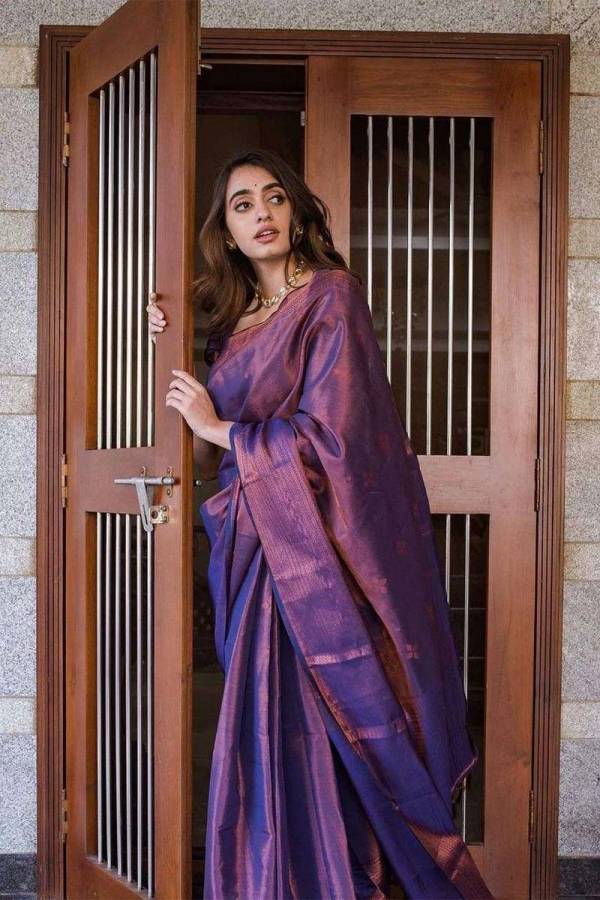 Golden Elegance Banarasi Soft Silk Saree with Traditional Sarees Intricate Design  in Surat