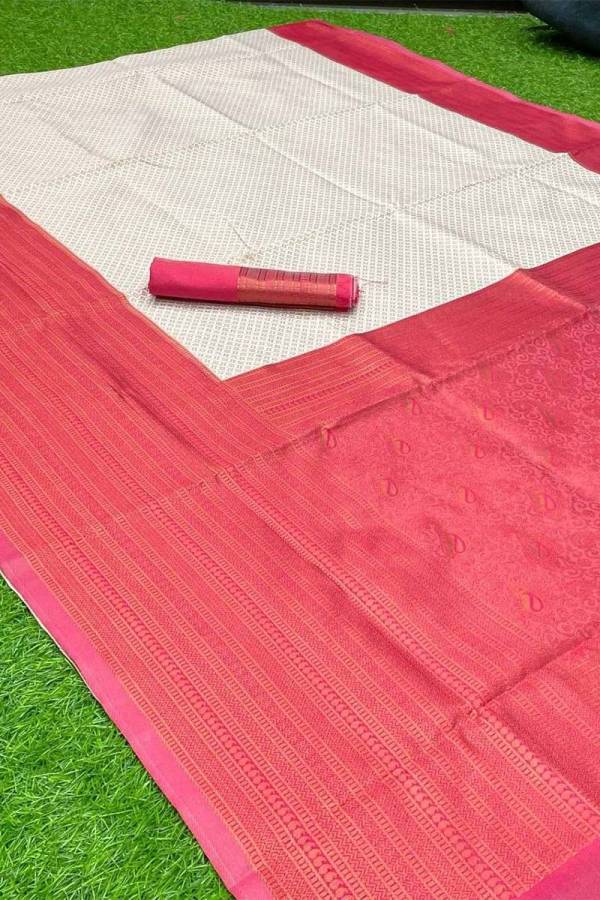 Golden Elegance Rich Pallu Saree with Allover Heavy Border Zari Weaving  in Surat