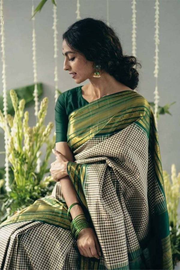 Golden Zari Banarasi Sarees Traditional Luxury Redefined Design Saree  in Surat