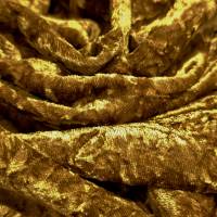 Heritage Mustard Crush Velvet Fabric 7.45 Meter  in Surat