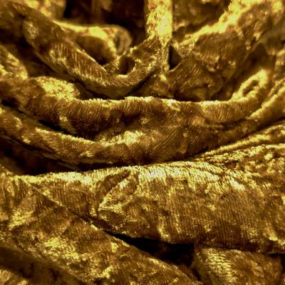 Heritage Mustard Crush Velvet Fabric 7.45 Meter Manufacturers in Gudivada