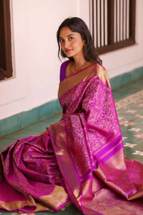 Kanjivaram Silk Saree Intricate Woven Motifs and Luxurious Elegance  in Surat