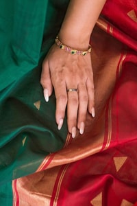 Kanjivaram Style Banarasi Soft Silk Saree with Double Contrast Zari Border and Rich Pallu  in Surat