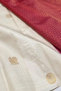 Kanjivaram-Style Banarasi Soft Silk Saree with Gold Zari Coin Buttas in Six Contrast Colourways  in Surat