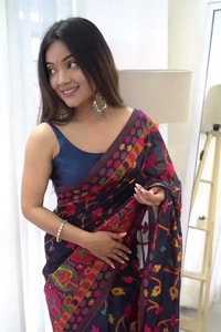 Kashmiri Weaving Banarasi Soft Silk Saree with Multi-Colour Thread and Pure Zari Work  in Surat video 1